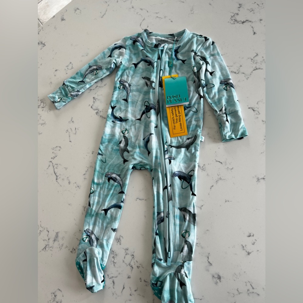 Posh Peanut Skipper Footie NWT